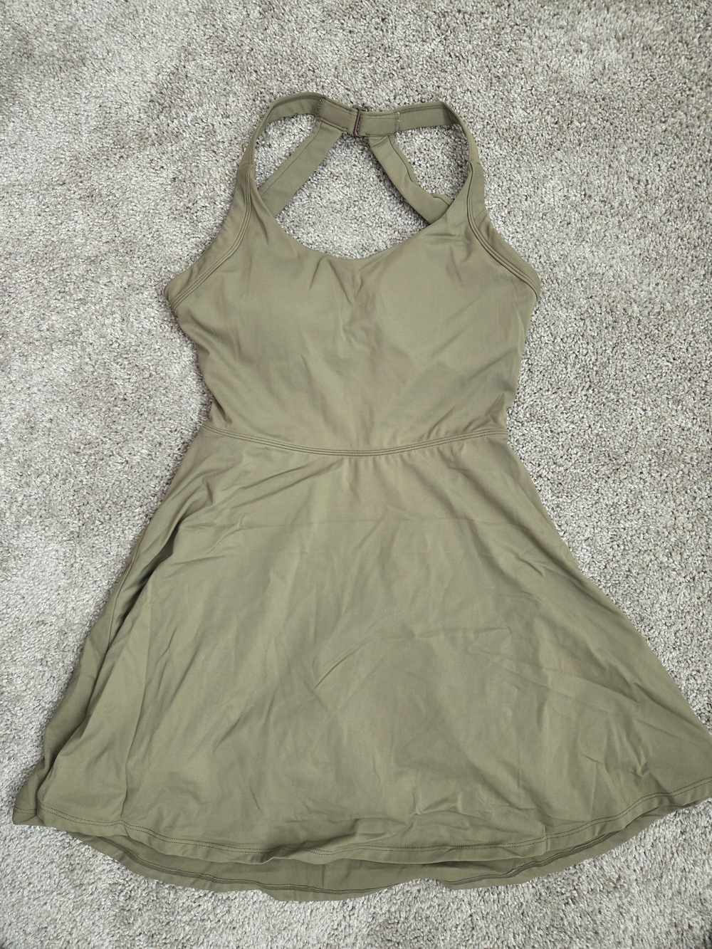 Women’s Olive Green Workout Dress